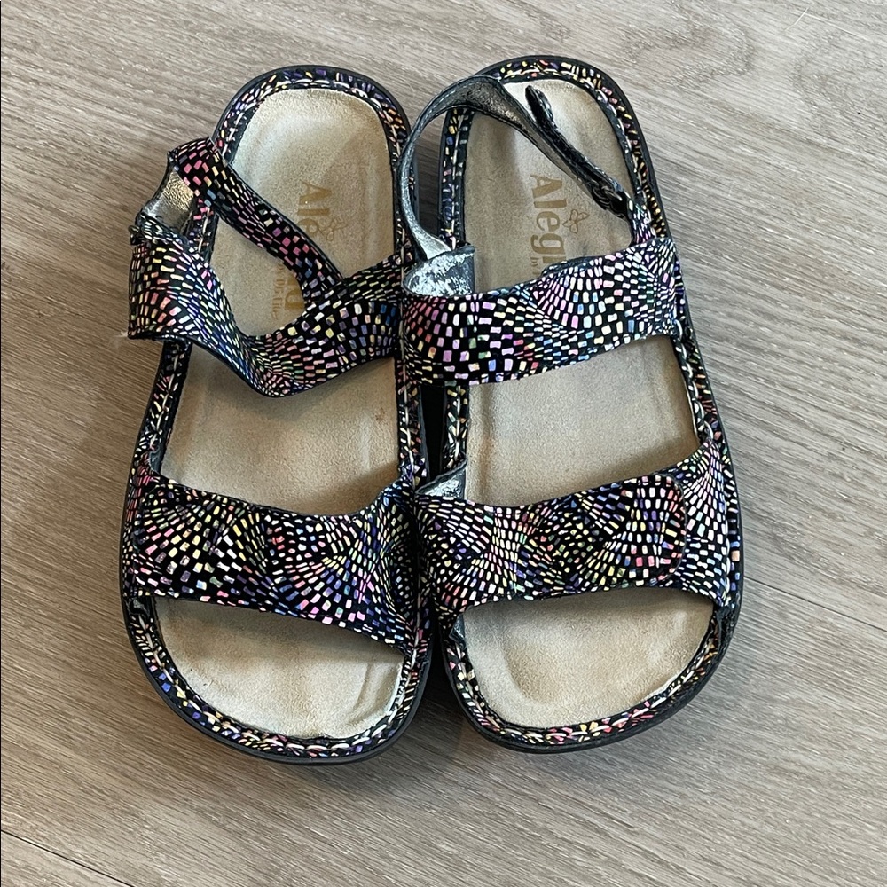 Alegría Verona Viewmaster Rainbow Sandals Size 37